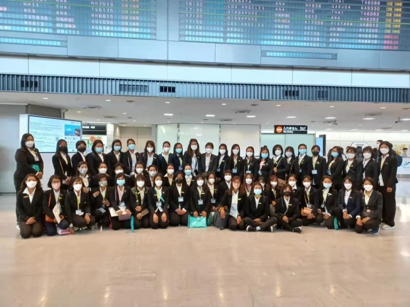 学習を終え日本への出国